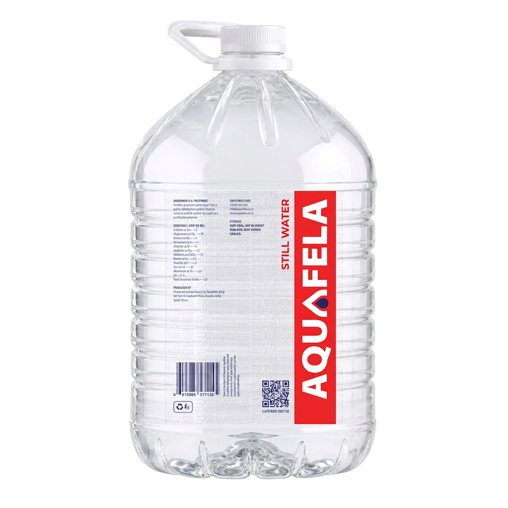 Aquafela 5L still water bottle